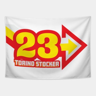 1975 - Torino Stocker (Red on White) Tapestry