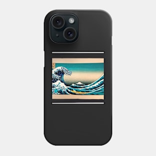 Elegance Meets Nature - A Stunning Ukiyo-e Sunset Wave Phone Case