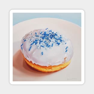 Donut with Sprinkles (Not Strawberry Vanilla) painting Magnet
