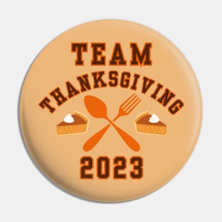 Team THANKSGIVING 2023 Classic Holiday Fan Style Pin