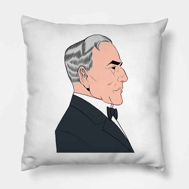 Warren Harding Pillow by TwoSeventy (270)