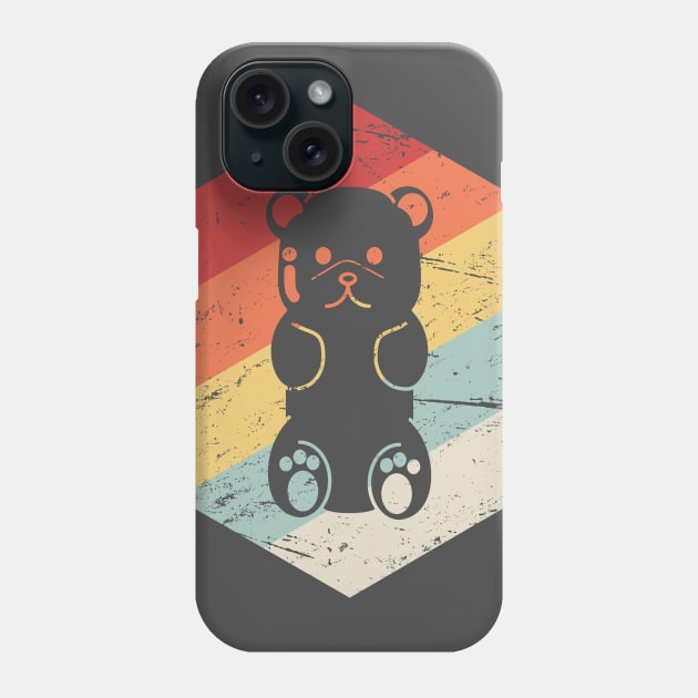 Retro 70s Gummy Bear Phone Case by MeatMan