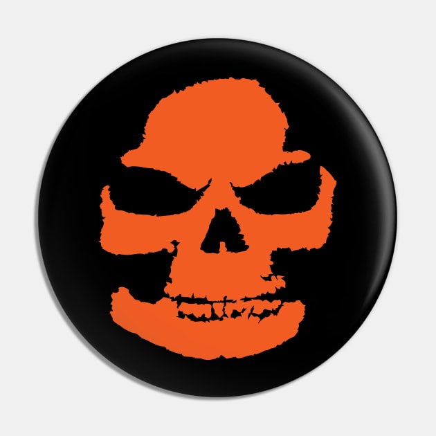 Halloween Skull Pin by CindyS