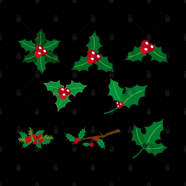 Christmas Holly Berries by holidaystore