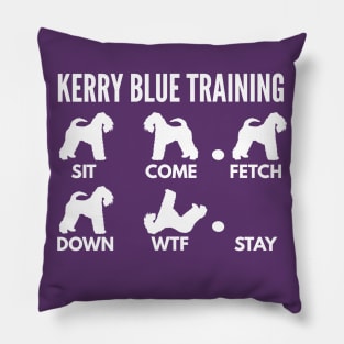 Kerry Blue Training Kerry Blue Dog Tricks Pillow