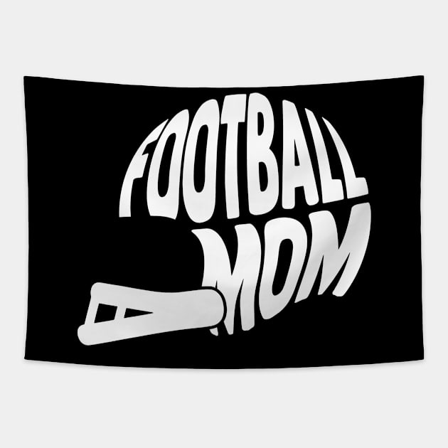 Football Mom Gift Football Mother Tapestry by StacysCellar