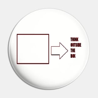 Think Outside the Box Pin