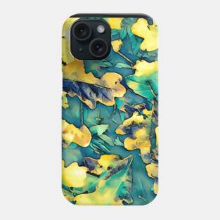 Oak leaves of a different color Phone Case