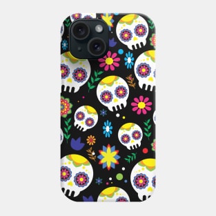 Sugar Skull Pattern Phone Case