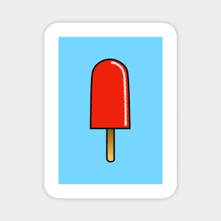 Red Ice Lolly Magnet