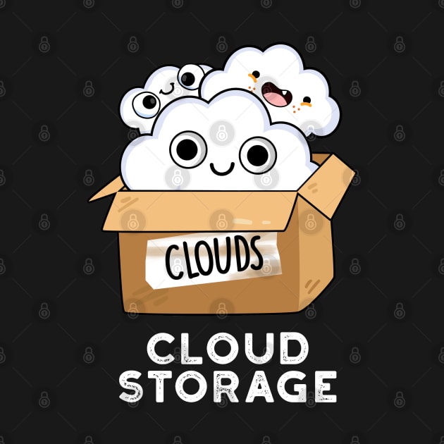 Cloud Storage Cute Weather Technology Pun by punnybone