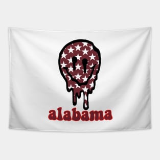 alabama drippy smiley Tapestry