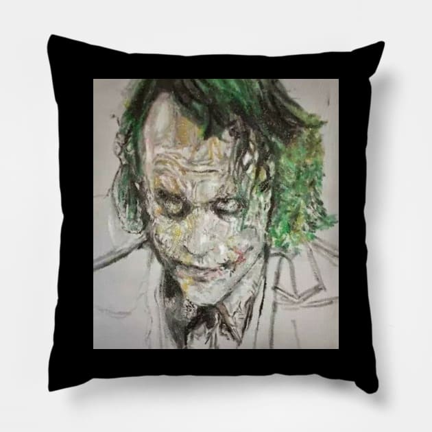 Super villain Pillow by Mike Nesloney Art