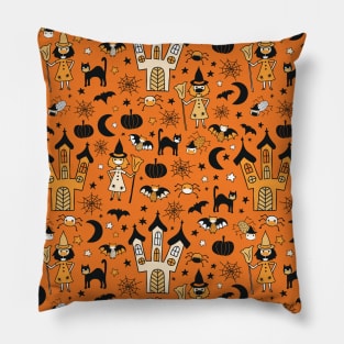 Corona Halloween Night Pillow