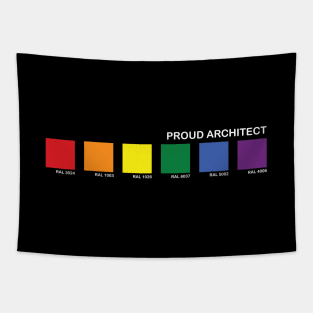 Proud Architect - LGBTQ Pride Tapestry