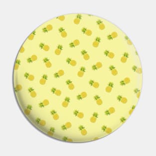 Summer Neck Gator Pineapples Pin