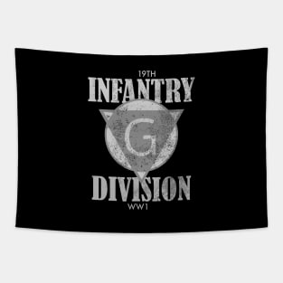 19th Infantry Division (distressed) Tapestry