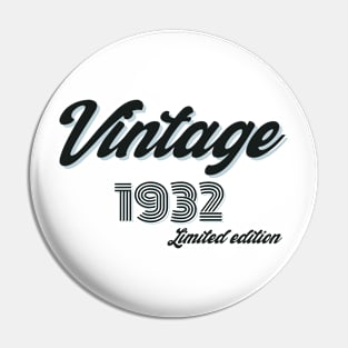 Vintage 1930 to 1939 -1932 Pin