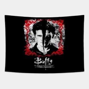 Buffy the Vampire Slayer Angel Good and Evil Two Face Tapestry