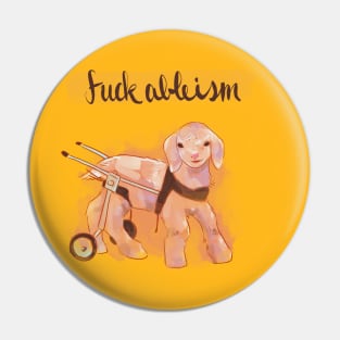 Fuck Ableism Pin