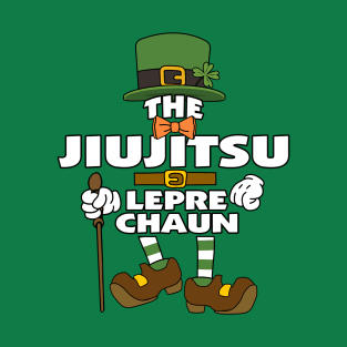 The Jiujitsu Leprechaun St Patrick's Day Celebration Matching Outfits Group Attire T-Shirt