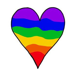 Rainbow heart T-Shirt