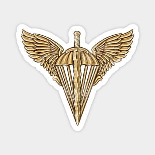 Ukrainian Air Assault Forces // Vintage-Style Emblem Design Magnet