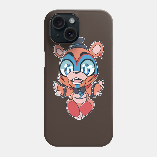 Chibi FNAF Security Breach Glamrock Freddy Phone Case by kelsmister