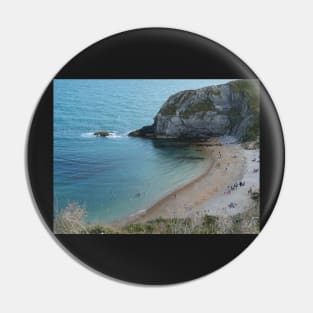 Swimming at Lulworth Cove Near Durdle Door Pin