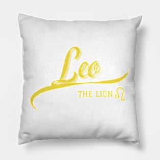 Leo Retro Zodiac Pillow