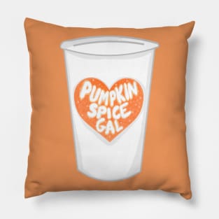 Pumpkin Spice Coffee Pillow