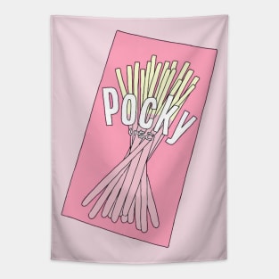 Kawaii Strawberry Pocky Tapestry