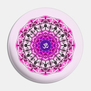 PINK OM MANDALA Pin