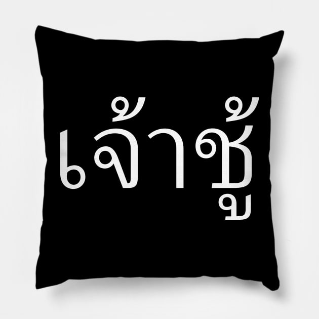 Playboy (เจ้าชู้) Pillow by n23tees