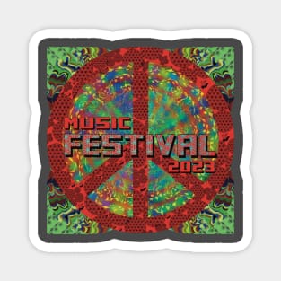 Music Festival Season Magnet