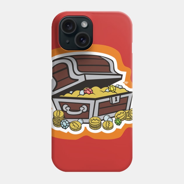 Pirate Treasure Chest Phone Case by MBK