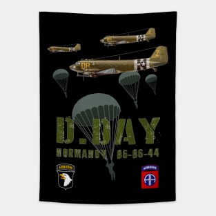 US airborne WW2 D Day Allied landing Tapestry