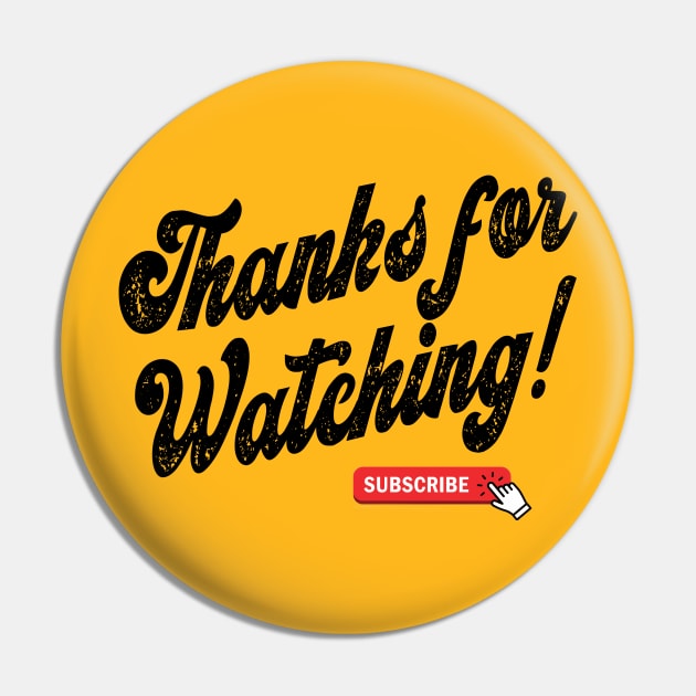 Thanks for Watching Tee Pin by Ultra Local