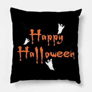 Halloween bats & ghosts Pillow