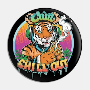 Tiger Beats: Fashionable Hip-Hop Vibes Pin