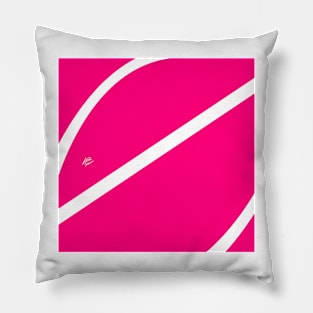 Fuchsia Abstract #pink #abstract #minimal #art #design #kirovair #buyart #decor #summer #home Pillow