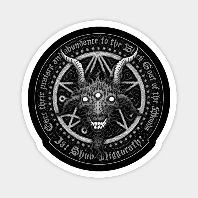 Black Goat Mono - Azhmodai 2019 Magnet by azhmodai