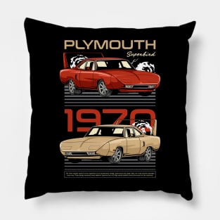 1970 Plymouth Superbird Car Pillow