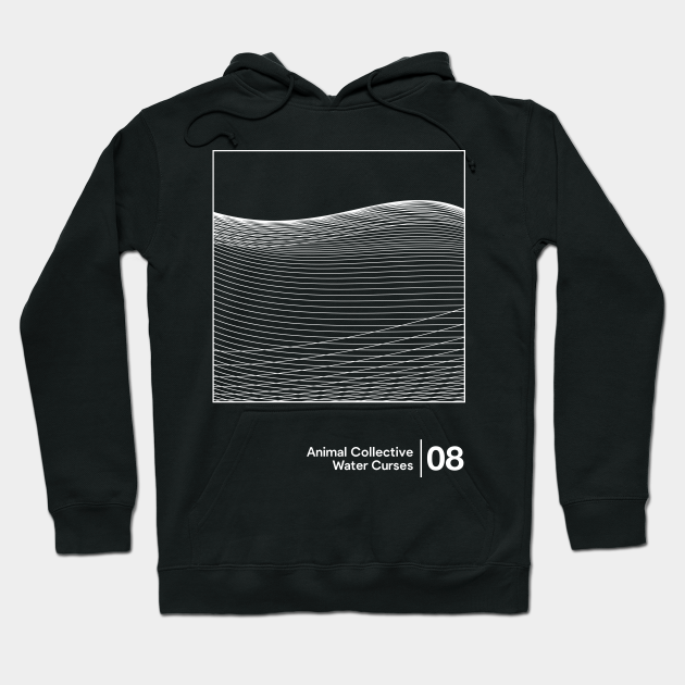 Water Curses / Minimal Graphic Design Tribute - Animal Collective - Hoodie | TeePublic Water Curses / Minimal Graphic Design Tribute - Animal Collective - Hoodie | TeePublic