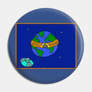 Earth is a Spirit Halloween Pin