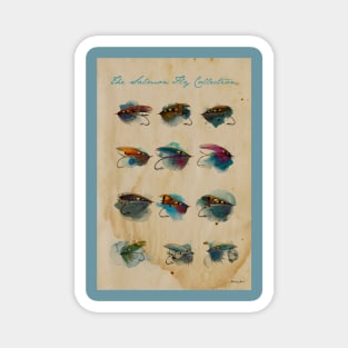 Classic Salmon Fly Collection Magnet