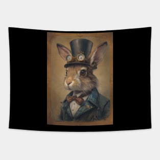 Steampunk Rabbit Tapestry