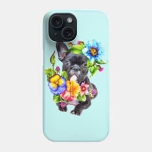 Cute Flowery Puppy Phone Case