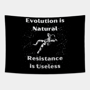 Evolution is Normal, Resistance is Useless Tapestry