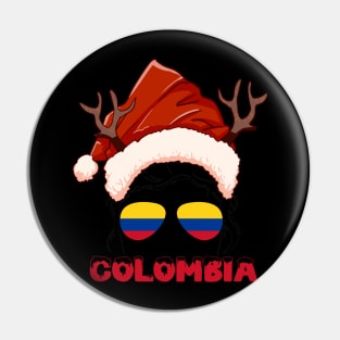 Colombia girl, Colombian Christmas gift , Regalo Navidad Colombia Pin